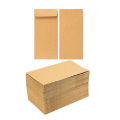 100 Pcs Envelopes For Packaging, Mailing, Courier and Office Letters - Brown/Khaki. 