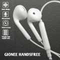 Gionee Handsfree, Headphones, Earphones, 100% Original Handfree, Hand free, Hands free Imported, High Quality Deep Bass / Sound. 