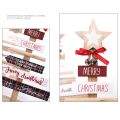 Indoor Christmas Signs, No Fading Christmas Signs Decor Bells Wooden for Home. 
