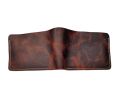 Premium Crazy Horse Leather Men's Wallet with RFID Protection - Stylish Bifold Design, Handcrafted Quality. 