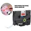 6 Colors KZe-231 431 531 631 731 Compatible Label Tape for Brother P-Touch 12mm. 