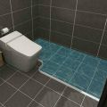Flexible Bathroom Water Stopper Flood Barrier Rubber Dam Silicon Water Blocker Dry and Wet Separation Home Improve 50CM. 