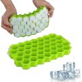 silicone ice cube tray with Lid Silicone Push Button Ice Tray with Cover by TECH BAZAAR KARACHI. 