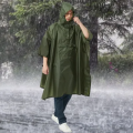 3 in 1 Waterproof Rain Clothes Poncho Jacket Tent Mat Hiking Riding Rain Cape 3 in 1 Rain Poncho Multifunctional Rain Coat Waterproof Reusable Rain Hooded Poncho  Outdoor Traveling Tent Motorcycle Rain Clothes. 