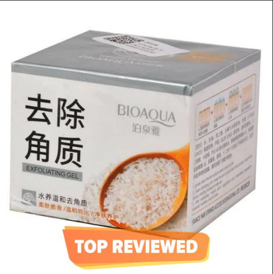 Bioaqua Brightening & Exfoliating Rice Gel Face Scrub 140g | Daraz.pk
