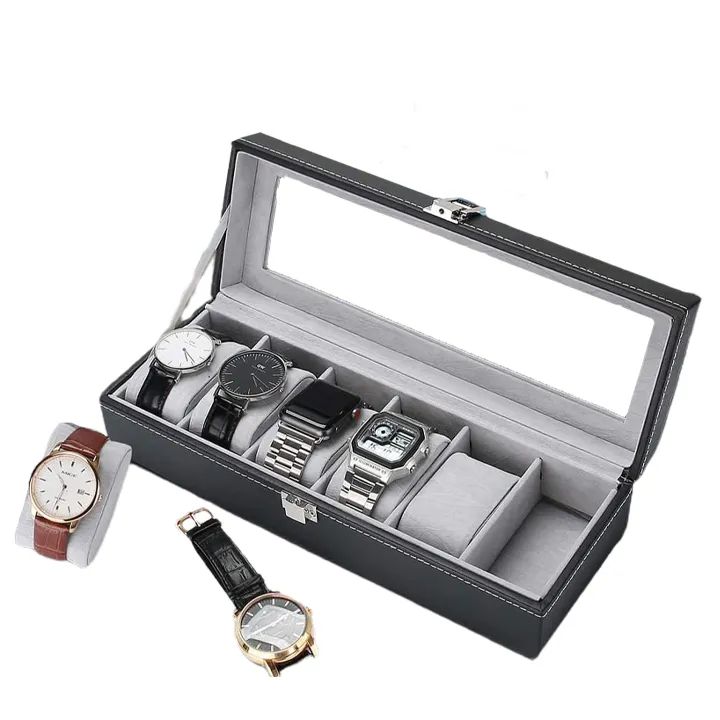 MyleCart%206%20Grids%20PU%20Leather%20Watch%20Box%20Holder%20Organizer%20Storage%20Box%20for%20Watches,%20Necklace,%20Bracelets%20-%20Image%203