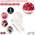 Glue Dot Point Clear Balloon Glue Removable Adhesive Double Sided Dot of Glue Tape for Birthday, Baby Shower, Bridal Shower, Wedding, Anniversary, Farewell Balloons Decoration, Party Supplies For Routine Parties. 