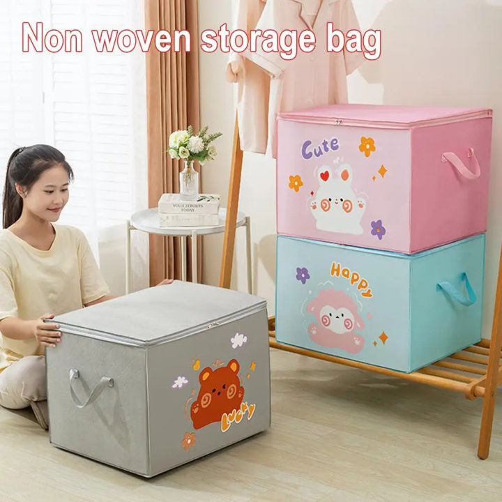 New Clothes storage bags Storage Box Foldable storage boxes Cartoon ...