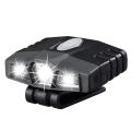 Ultra Bright Hands-Free Led Clip On Hat Light - Rechargeable 150 Lumens Lightweight Spotlight Waterproof Cap Light Flashlight head Light For Fishing Running Camping Cycling. 