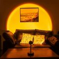 USB Sunset Led Projector Night Light Sunlight Projector Desk Lamp For Bedroom. 