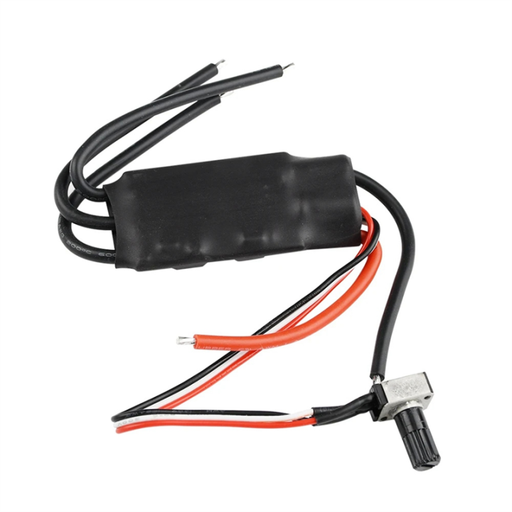 1 PCS DC 7-24V 200W BLDC 3-Phase Brushless Motor Driver Hallless DC Motor Drive Board Speed Controller with Potentiometer