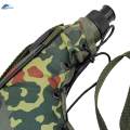 Water Bottle Camping Hip for Hunting Trekking Green. 