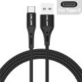 USLION 3A Micro USB Cable Fast Charging Data Cable For Samsung Android Xiaomi Redmi Note 5 Microusb Type-C Charger For iPhone. 