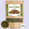 Pahari Podina Dry / Dried Wild Mint whole / Sookha Podina Leaves / Sukha Podina 100 Grams. 