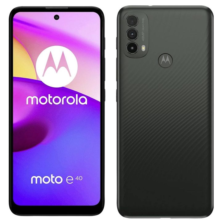 Motorola Moto E40 – Dual-SIM, 64GB ROM, 4GB RAM, Non-PTA, Multi-Color - Like New Phones