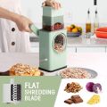 Techmanistan 3-in-1 Rotating Vegetables Cutter Chopper, Manual Vegetable Chopper, Vegetable Slicer with 6 Stainless Steel Blades, Grater Onion Dicer Spiralizer Vegetables Chopper Grater, Mandoline Vegetable Slicer Grater. 