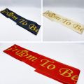 MAN OF THE HOUR GROOM TO BE SASH FOR WEDDING PARTY WEAR. 