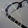 8 Pairs Safety Eye Glasses Side Shields, Slip on Clear Side Shield for Safety Glasses- Fits Most Eyeglasses(M-L). 