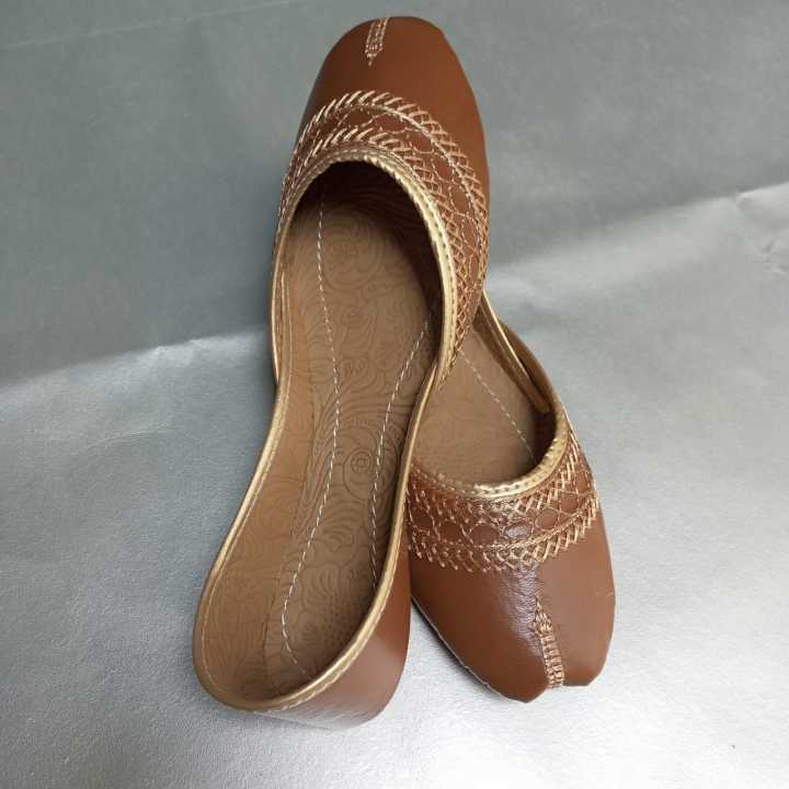 Brown%20%20Khussa%20for%20girl%20/%20Desi%20khussa%20/Brown%20Khussa%20for%20woman/%20%20Ladies%20Khussa%20/%20Gk%20Style%20-%20Image%204