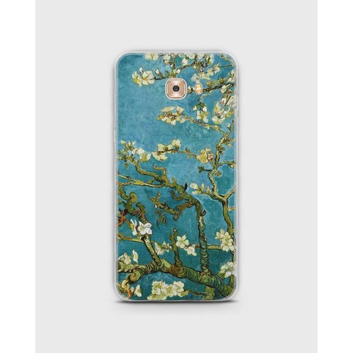 Cover For Samsung C7 Hybrid Soft Painted Tree Print -1cover2807