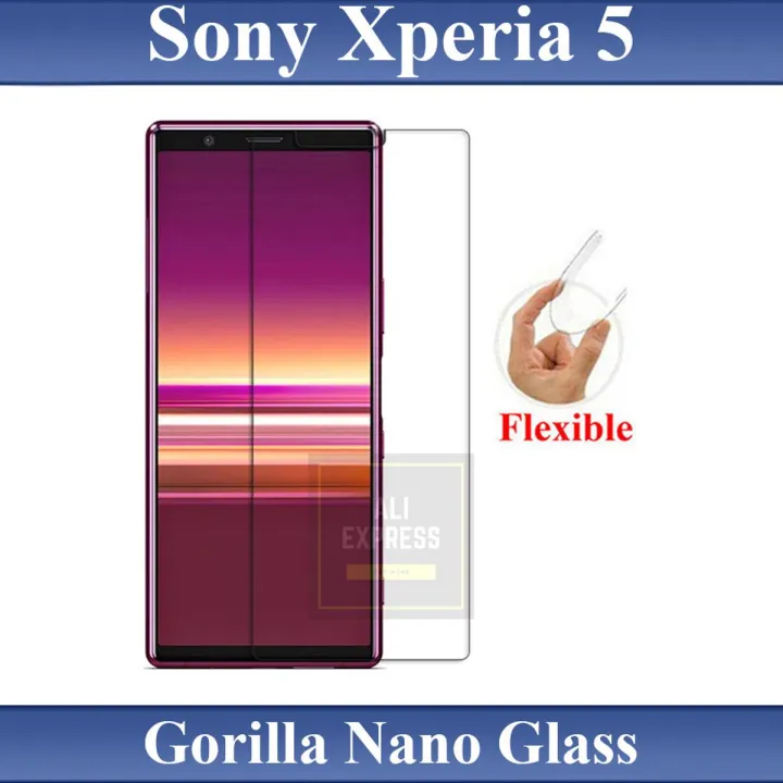 Sony%20Xperia%205%20Unbreakable%20Gorilla%20Flexible%20Nano%20Glass%20Premium%20High%20Quality%20Screen%20Protector%20For%20Sony%20Xperia%205%20-%20Image%202