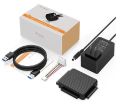 FIDECO SATA/IDE to USB 3.0 Adapter, Hard Drive Adapter Cable Converter for Universal 2.5/3.5 Inch SATA and IDE HDD, 2.5 Inch SSD, 5.25-Inch DVD-ROM/CD-ROM/CD-RW/DVD-RW/DVD+RW. 