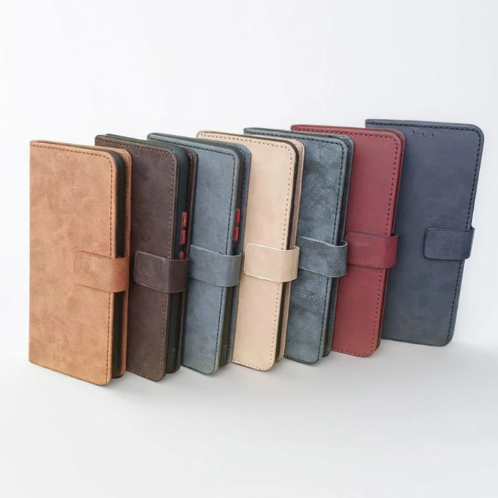 Samsung Galaxy A21S Premium PU Leather Flip Wallet Case with Card Holder