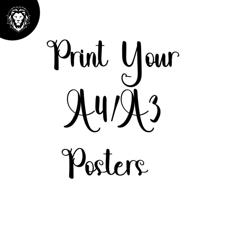 A4/A3 customized Photo Cards with Digital High Quality Resolution,  Customize Photo Print , Picture Print , Poster Print , Motivational Quotes Print - ARISPRINT