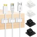 Space Saving Home Office Fixing Cable Clip  Car Clamp Wire Manager  Self-adhesive Cable Winder Organizer Clips  Management Data Cord Line Clamp  Cable USB Wire Holder Fixer. 