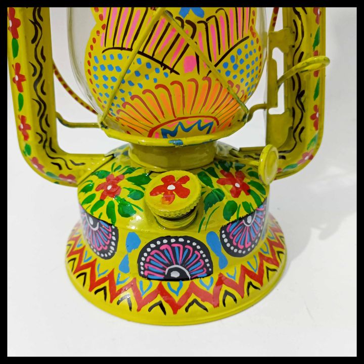 Pakistani%20Truck%20Art%20Lantern/Oil%20Burning%20Lantern%20Hand%20Painted%20Traditional%20Lantern%20Size:%20(14%20inch)%20-%20Image%204