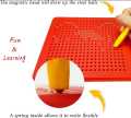 Magnet Learning Board Drawing Magnetic Slate Magic Slate With Replacement Stylus Pen for Free Play Magnet Pad Magnetic Drawing Board. 