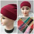 Plain Muslim Hijab Cap for girls | HIjab caps | hijab caps for girls stylish | Soft & Comfortable Fabric-Multicolors-Adjustable Size. 