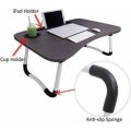 Laptop Table, Foldable Laptop Stand, Laptop Desk with Cup Holder- Gadget Shop Pakistan. 