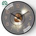 Lumina Geometric Wall Clock 8 Inch Modern Wall Clock Silent Non-ticking Battery Operated for Home Office Decor Stylish Quiet Wall-mounted Clock for Living Room Bedroom Kitchen Classroom Buy on Battery. 