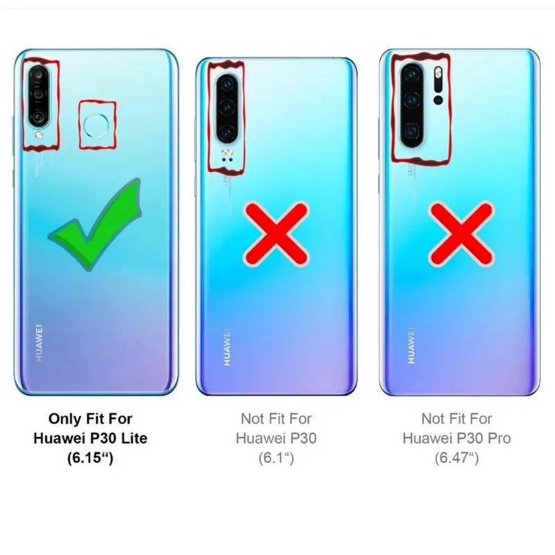 Custodia Trasparente Per Huawei P30 Lite Con Stampa Fiori E Uccelli - Silicone TPU Anti Urto