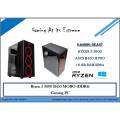 B450 TUFF Gaming MOBO - RYZEN 5 3600 PROCESSOR - REDDRAGON CASING 4 RGB Fans - 8 x 2 GAMING RAM DDR4- 256 GB nvme - 1 TB HDD - RTX 3060 AMP Edition White GDDR6. 
