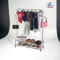 Best Quality Cloth hanging stand/ Double Shoes Rack Stand / Garments Stand/ Purse and Accessories Hanging stand/ Boutique Display stand rack for your Home and Garments shop. 