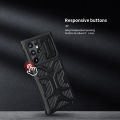 Nillkin Camera Sliding Cover Protective Case for Samsung Galaxy S22 Ultra Phone Case Fashion Outdoor Anti-fall Airbag Shockproof 3D Stereo Back Cover. 