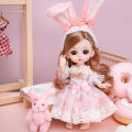 New 16cm Doll Toys, Children's Toys for Princess Girls, Cute and Fashionable Mini Small Dolls, Children's Birthday Gifts. 