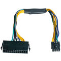 24 Pin to 8 Pin ATX PSU Power Adapter Cable for DELL Optiplex 3020 7020 9020 Precision T1700 12-Inch(30cm). 