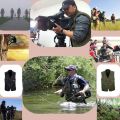 Men's Fishing Vest with Multi-Pocket Zip for Photography / Hunting / Travel Outdoor Sport - Green Army, XXXL. 