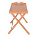 Foldable Single Shelf Beach Wood Table Tray Coffee Table Study Table Laptop Table Dining Table. 