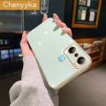 chenyyka For Infinix Hot 20i Case Candy Color Luxury Plating Casing Side Edge Square Back Cover Full Lens Camera Protection Shockproof Soft Cases. 