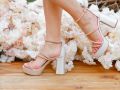 WEDDING SANDALS SHOES, Block Heel, Pearl Shoes, Bridal Ivory Shoes, High Heels, Cream Low Heel, Wedding Shoes, Beige. 