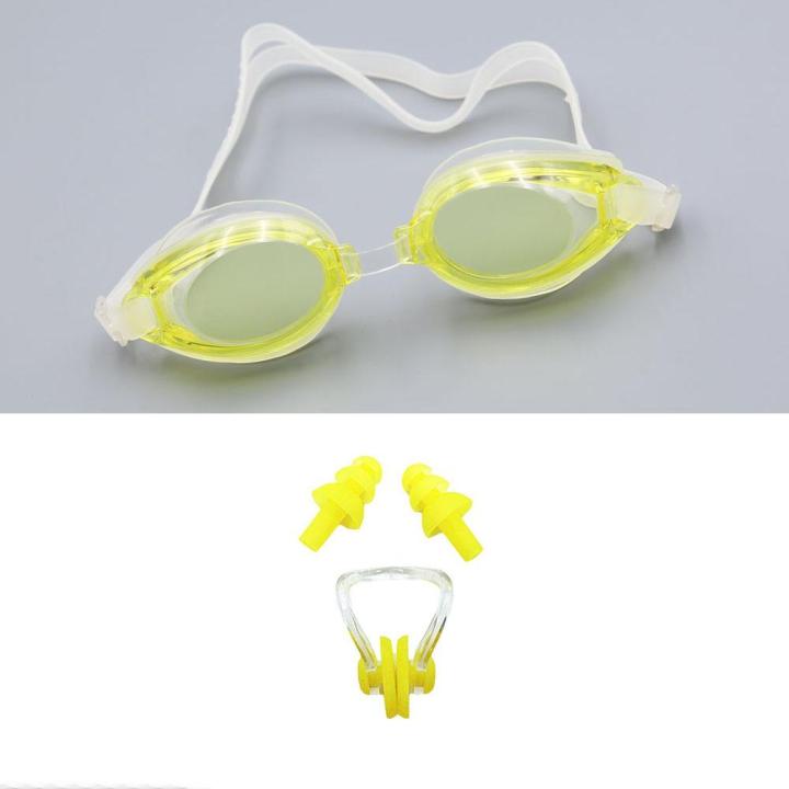 Set%20of%202%20-%20Fashion%20Anti%20Fog%20UV%20Swimming%20Glasses%20Eye%20wear%20Glasses%20and%20Nose%20Ear%20Plug%20Set%20for%20Adults%20-%20Image%203