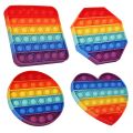 Stress Toys Squishies Rainbow Fidget Toys Pack Push Bubble Cheap Antistress Toys Pop Fidget Reliver Cute Squishies. 