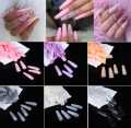 20 pcs Coffin Shape Nails, For Girls, Artificial coloured long Nails, Nails For Girls Beautiful Fancy Nails Fake Nails, Acrylic Nails Nails Kit 20 pcs Set False Nails. 