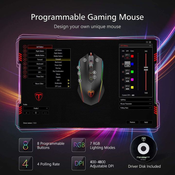 TDAGGER%20Sergeant%20RGB%20Gaming%20Mouse%204800Dpi%20(TGM202),%20100%20%25%20Original%20with%20High%20Packaging%20Material%20-%20Image%206