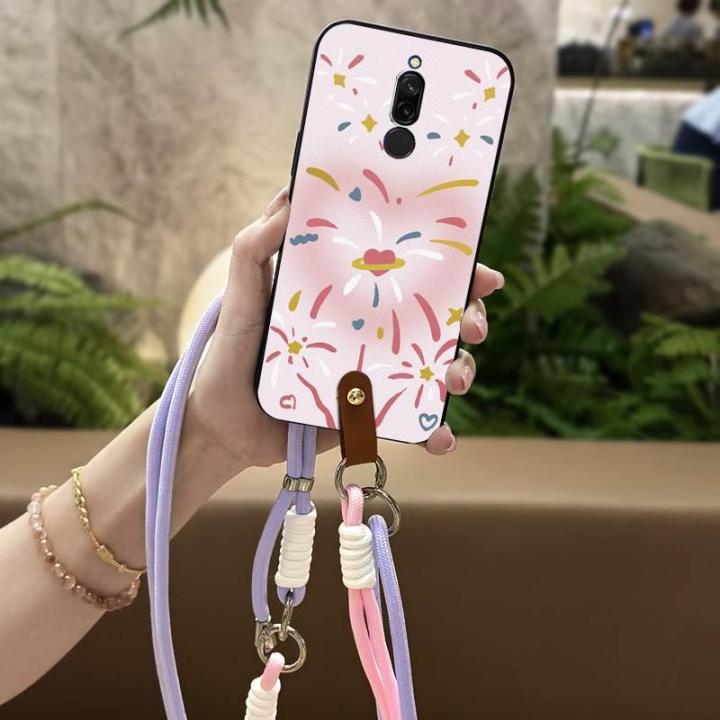 Necklace%20Dirt-resistant%20Phone%20Case%20For%20Xiaomi%20Redmi%208%20Soft%20case%20Full%20wrap%20Cartoon%20Cute%20Durable%20Anti-dust%20Crossbody%20TPU%20-%20Image%2010