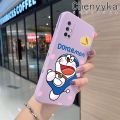 chenyyka For vivo V17 Case Fashion Doraemon Pattern Soft Phone Cases Thin Side Square Edge Casing Pattern Silicone Softcase Cover Shockproof Protection Cases. 